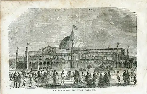 The New Crystal Palace Gravierkunst, Aufgebaut für La Messe De 1853