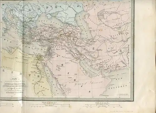 Géographie De La Bible Gravierkunst Bei Lemercier IN / Auf / Im 1874