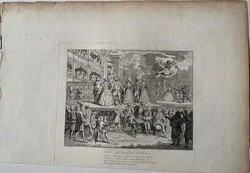 The Beggarrs Opera Gravierkunst De William Hogarth IN / Auf / Im Der Jh.