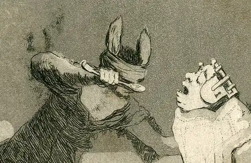 Alle Chinchillas, Gravierkunst Nr 50 Original De Goya 5ª Ausgabe (1881-1886)