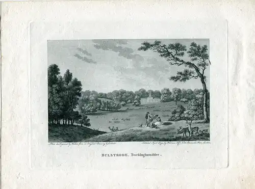 Bulstrode, Buckhamshire Gravierkunst Bei Walker De Ein Muster Original Corbould