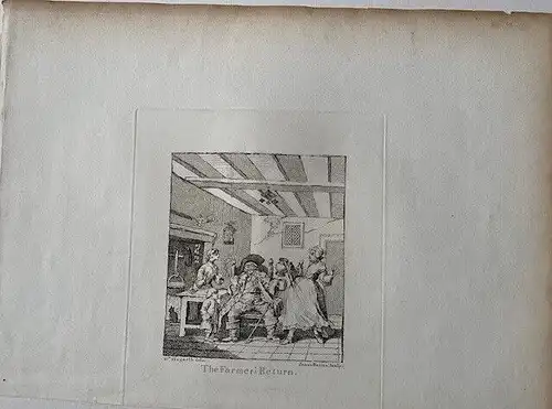 The Farmer Retourn Gravierkunst Bei James Basire, Drew William Hogarth, 1762