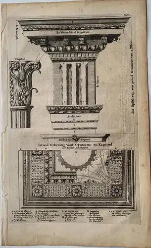 Wilhelmus Goeree (1635-1711) Arquitecturas. Gravierkunst Herausgegeben Im 1690