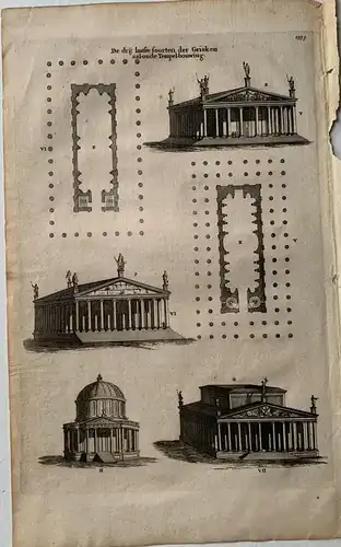 Wilhelmus Goeree (1635-1711) Arquitecturas. Gravierkunst Herausgegeben IN 1690