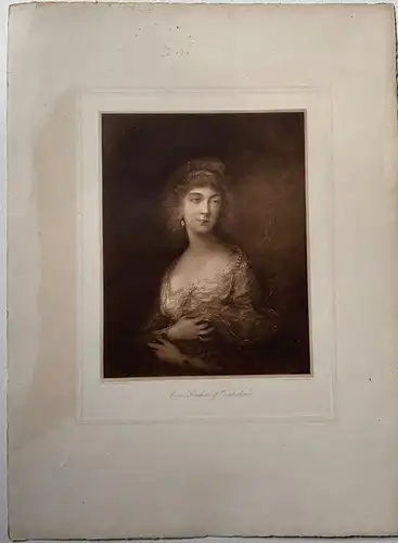 Anne Duchess Of Cumberland Gravierkunst Bei Franz Hansfstaengl De Eine Baustelle
