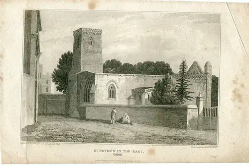 St.Peter IN The East, Oxford Gravierkunst Bei Elizabeth Byrne. Drew A.Wilson