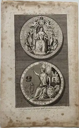 The Great Seal Of Queen Anne After The Union With Scotland, 1786