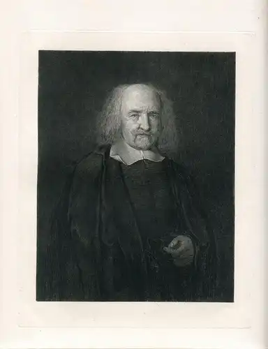 Thomas Hobber Weisen Englisch (1588-1679) Gravierkunst De Mitte Von Jh.