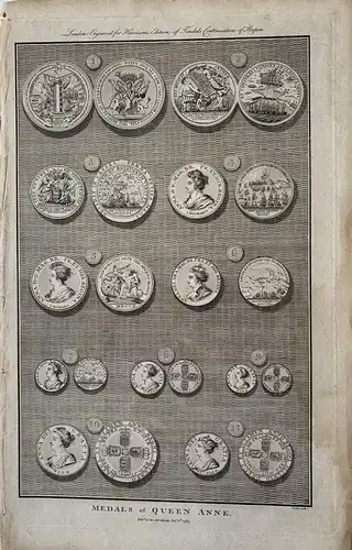 Medals Of Queen Anne Gravierkunst Bei Goldar Und Herausgegeben IN / Auf / Im 178