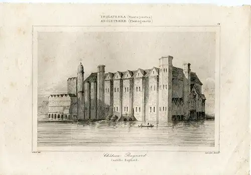 Inglaterra. Chateau Baynard, Destroyed IN / Auf / Im Der Brandmelder London 1666