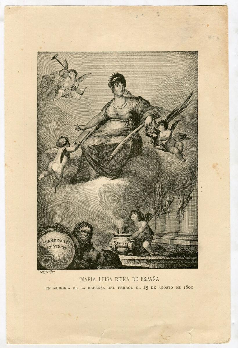 Maria Luisa Königin De Spanien IN / Auf / Im Memory von Der Fender