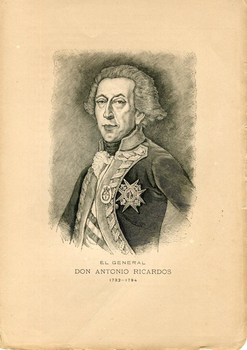 Der General Don Antonio Ricardos Gravierkunst. Jahrhundert Nr