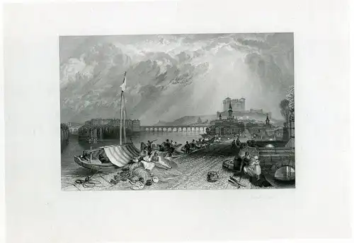 Francia. Saumur. Gravierkunst De R. Wallis Kopie De Turner