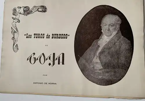 Reproduktion De Die Bullen De Bordeaux De Goya Bei Antonio Horna 1963
