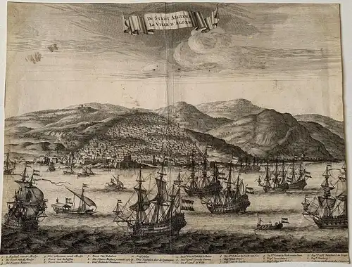 Bastiaen Stoopendael Gravierkunst De Stadt Algiers La Ville D'Alger, 1680