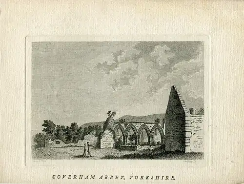 Coverham Abbey, Yorkshire Gravierkunst IN / Auf / Im 1785 Bei Godfrey