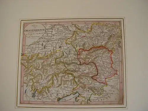 Charte Von Oesterreich Bei Joh Walch 1812