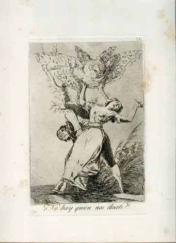 Keine Wer NOS Desate, Gravierkunst Nr 75 Original De Goya 5ª Ausgabe (1881-1886