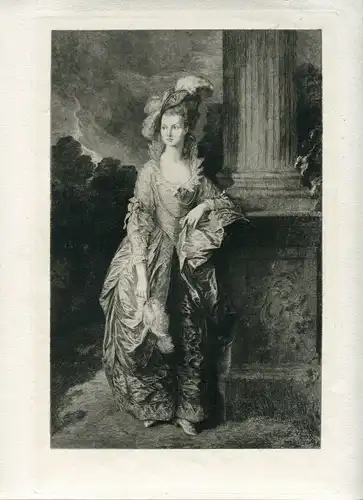 Portrait De Mrs.Graham Gravierkunst Bei Charles Oliver Murray Copy Gainsborough