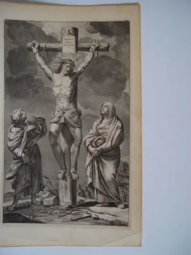«Kreuzigung» Gravierkunst Religiös Alt/Antik
