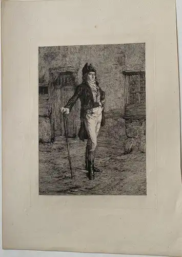 Soldat Revolucionario. Gravierkunst Bei William Quiller Orchardson, 1800