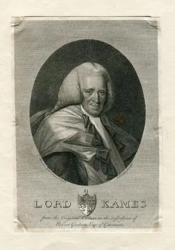 Lord Kames Richter Und Autor. Gravierkunst Bei John Beugo