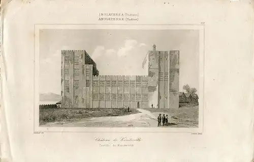Inglaterra. Warwickshire.chateau De Kenilwoeth Gravierkunst 1842 Bei Lemaitre
