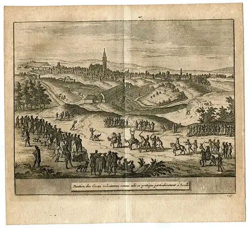 Punitions Des Cocus Volontaires, Seville Gravierkunst Van der Aa, 1715