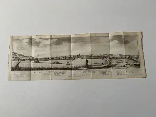 Cataluña. Barcelona. Vista Topográfica Bei Pieter Vander Aa, 1715