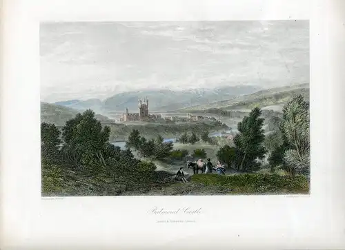 Inglaterra. Balmoral Castle. Gravierkunst Bei J Godfrey, 1875