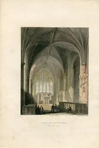 Chester Cathedral Gravierkunst Bei B.Winkles, Drew B. Baud
