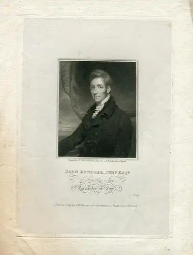 John Bowdler Junior Gravierkunst IN / Auf / Im 1818 Bei E.Scriven