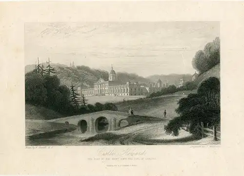 Castle Howard Gravierkunst Bei J.Redaway De Ein Muster De W.Daniell