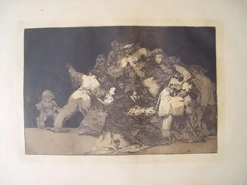 Francisco De Goya 'Über De Katze Und Habit De Beato. Sprichwort N.9