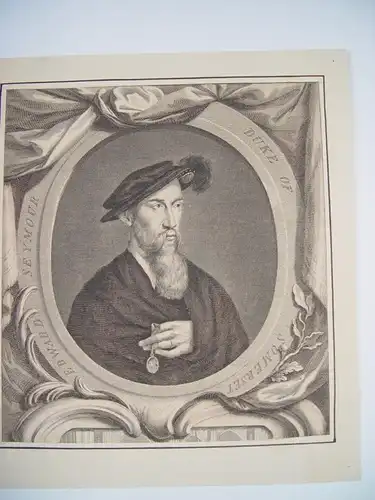 Edward Seymour Duke Of Somerset Gravierkunst Bei Jacobus Houbraken