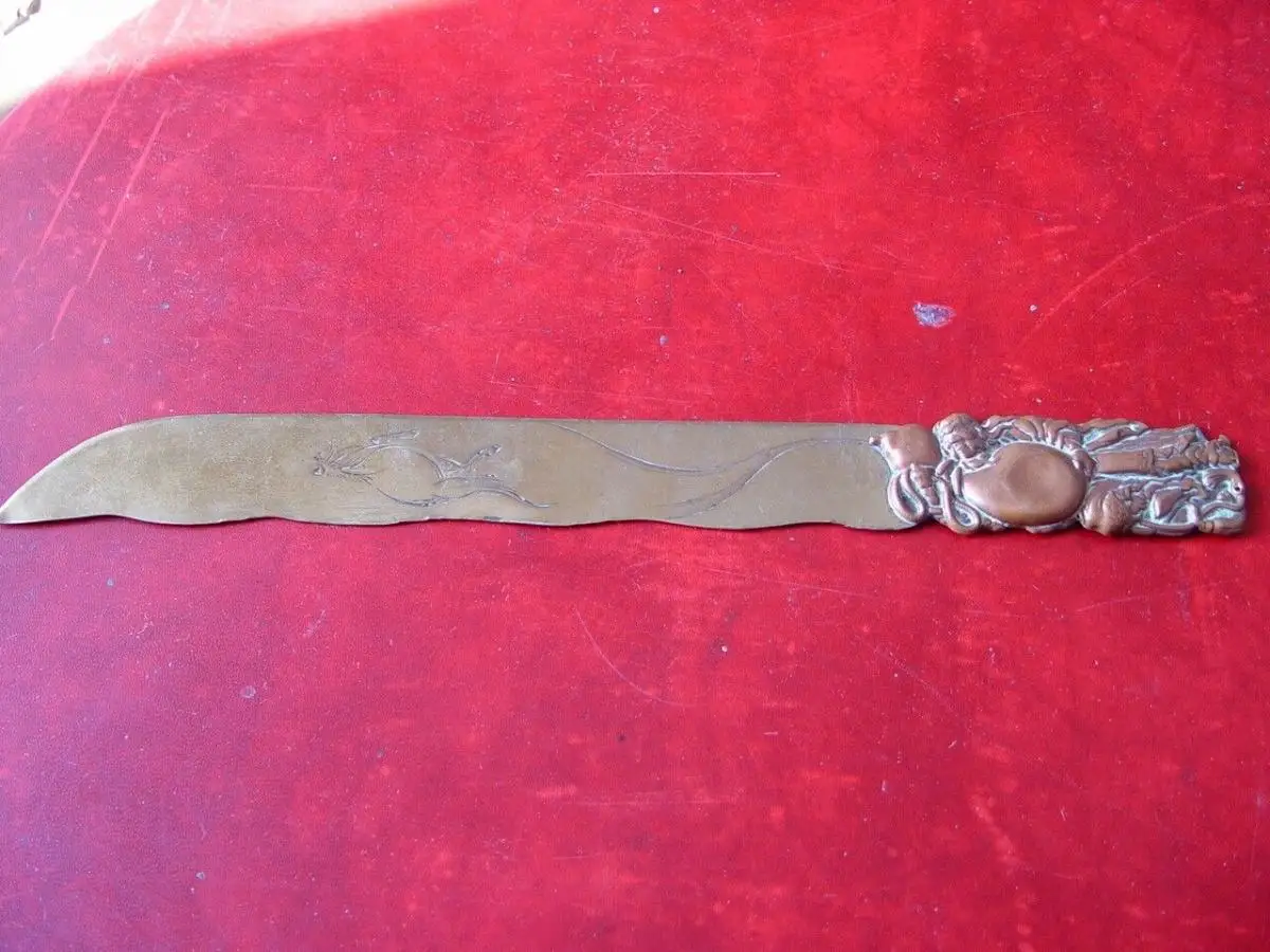 Antiker Brieföffner Orientalisch von / Aus Bronze (Antique Letter Opener,Coupe 0