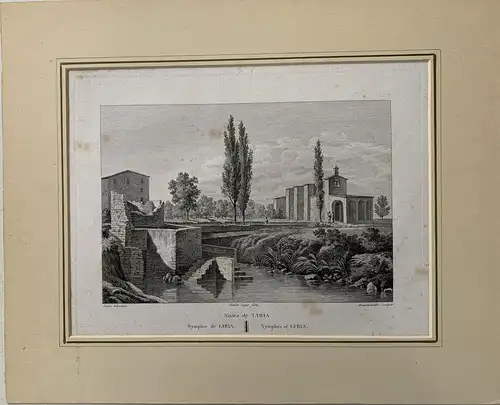 Tempel De Las Nymphen Lliria - Alexandre Laborde - Gravierkunst Alt/Antik 1810