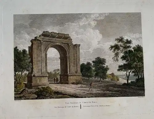 Bogen De Bará , Tarragona - Alexandre Laborde - Gravierkunst Alt/Antik 1810