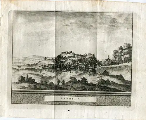 Sevilla. Lebrixa. Gravierkunst Bei Pieter Vander Aa. 1715 (Alvarez De Colmenar)