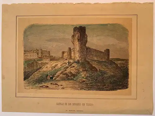 Castillo De St.Servando De Toledo - Gravierkunst Alt/Antik