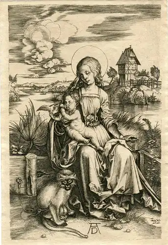 Jungfrau Mit Kind Und Mono Gravierkunst Bei Amand Durand Copy De Schongauer Nach