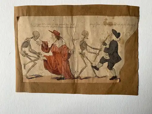 The Dance Of Death. Gravierkunst Isaac Cruikshank Kopie De George Woodward. 1808
