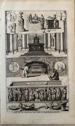 Christentum Altar Jesus St.Petrus Sarcófago Erschienen Bei W.Goeree IN 1690