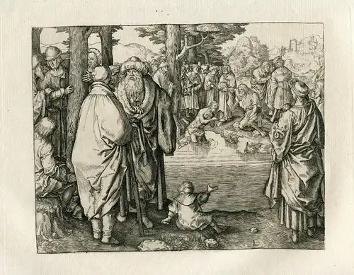 Taufe De Christus Gravierkunst Bei Amand Durand Kopie De Van Leyden