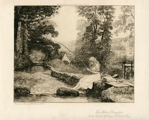 «The Millers Daughter » Gezeichnete Und Gravierkunst Bei R.w. Macbeth IN 1889