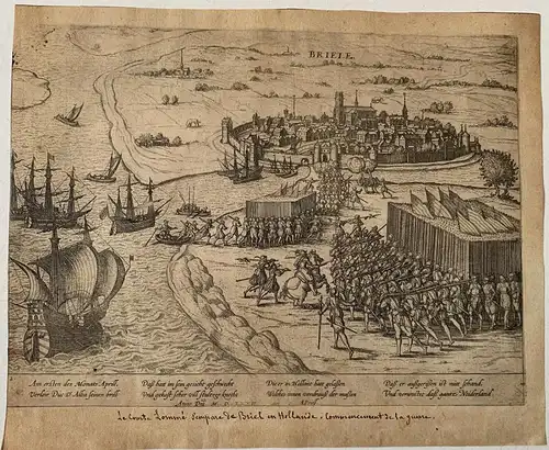 Auf Initiative De Luis Nassau,IN / / Im Mai 1568 Se Formó Eine Flotilla Hallen P