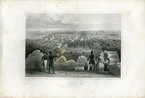 Paris Gezeichnete Und Gravierkunst Bei Lalaisse IN / Auf / Im 1860