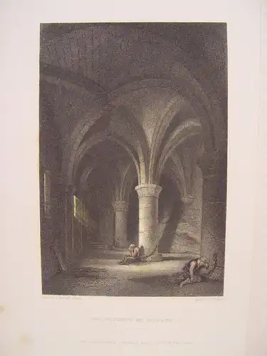 Suiza.« The Dungeon Of Chillon » Drew George Clarkson Stanfield (1828-1876) .