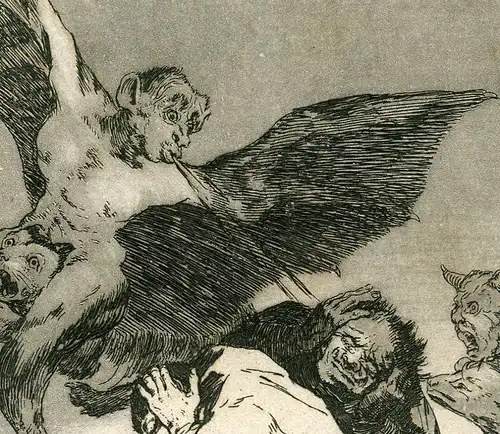 Soplones, Gravierkunst Nr 48 Original De Goya 5ª Ausgabe (1881-1886)