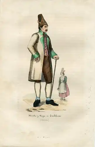 Herren Und Damen De Eschlirse, Bayerisch Malz, Gravierkunst Xilográfico 1844